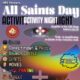 All Saints Day (Oct 31) Activity Night
