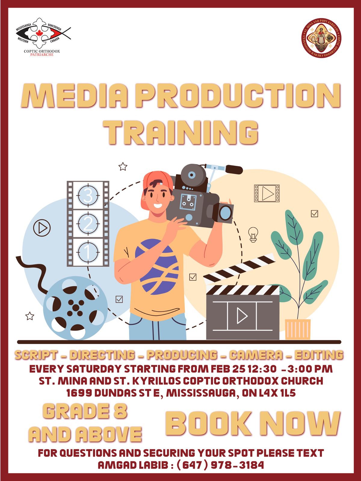 Poster for media production course