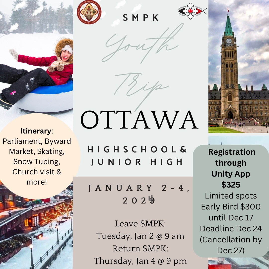 H.S. and J.H. Ottawa Trip Poster 2024