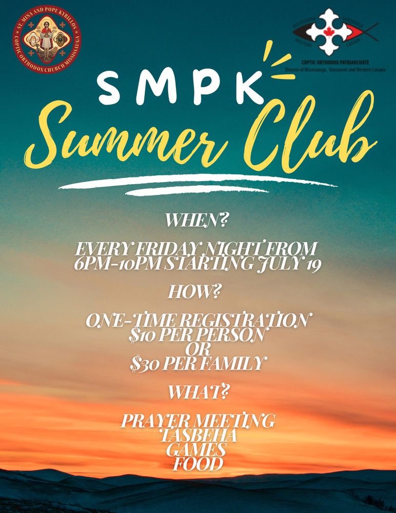 Summer club poster for 2024