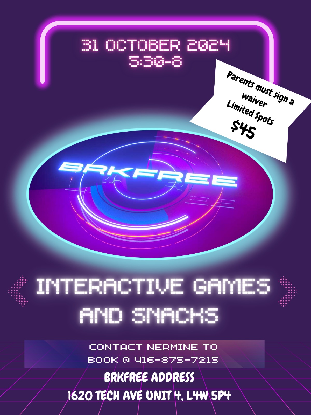 BREAKFREE Event Oct 2024 Poster