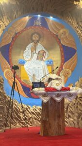 altar at ARPK Cave Church
